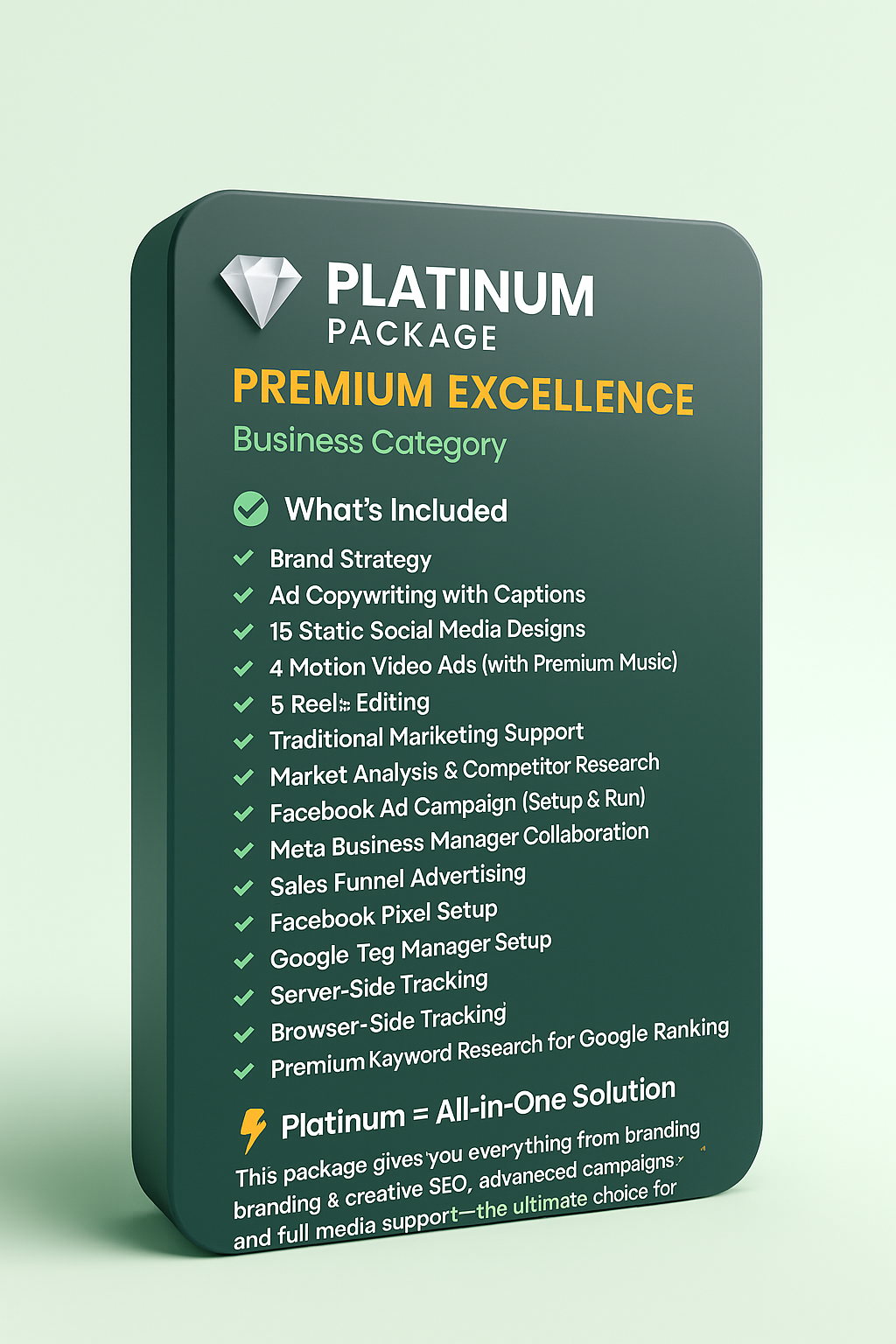 Platinum Package — Premium Excellence
